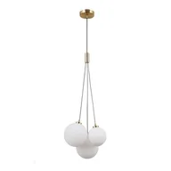 Lampy sufitowe - Perlos lampa wisząca 3-punktowa mosiądz miodowy PND-54456-3-HB - miniaturka - grafika 1