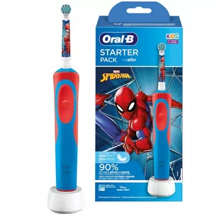 Szczoteczka elektryczna ORAL-B Kids Spider-Man - Szczoteczki do zębów dla dzieci - miniaturka - grafika 1