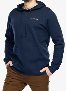 Bluza z kapturem Columbia Trek Graphic Hoodie - collegiate navy/mountain air - Bluzy sportowe męskie - miniaturka - grafika 1