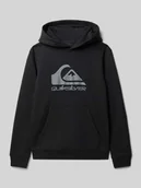 Swetry dla chłopców - Bluza o kroju regular fit z kapturem i nadrukiem z logo model ‘Youth’ - miniaturka - grafika 1