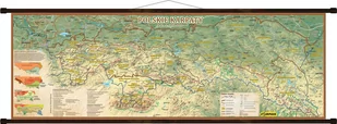 Karpaty Polskie mapa ścienna, 1:370 000, Compass - Mapy i plansze edukacyjne - miniaturka - grafika 1