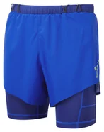 RONHILL Spodenki do biegania męskie TECH RACE TWIN SHORT azurite/citrus fade