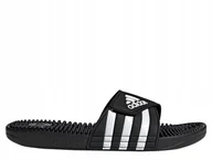 Klapki i japonki męskie - Klapki męskie basenowe sportowe czarne adidas Adissage F35580 44,5 - miniaturka - grafika 1