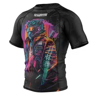 Kimona, stroje i obuwie - Koszulka Męska na siłownię rashguard MMA EXTREME HOBBY CYBER ANIMALS - miniaturka - grafika 1