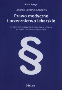 Prawo medyczne - Prawo Prawo medyczne - Prawo - miniaturka - grafika 1