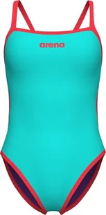 Damski Strój Kąpielowy Women's Arena Solid Rev Swimsuit Challen dress blues rozmiar 40 - Stroje kąpielowe - miniaturka - grafika 1