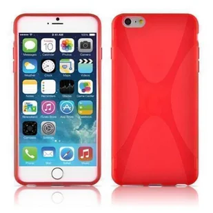 Etui Cadorabo do Apple iPhone 6 PLUS / iPhone 6S PLUS w kolorze INFERNO RED Etui na telefon wykonane z elastycznego silikonu TPU Ultra Slim Soft Back Cover Case Bumper - Etui i futerały do telefonów - miniaturka - grafika 1