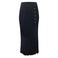 Spódnice - Damska Spódnica GUESS SHOPIE PLEATED SKIRT SWTR W4RD99Z3D60-JBLK – Czarny - miniaturka - grafika 1