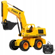 Zabawki zdalnie sterowane - ZDALNIE STEROWANA KOPARKA SPYCHACZ NA PILOTA DUŻA Z NAPĘDEM RĘCZNYM - miniaturka - grafika 1