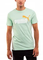 Koszulki męskie - PUMA koszulka męska sportowa t-shirt bluzka krótki rękaw logo roz. L - miniaturka - grafika 1