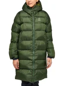 Kurtki damskie - Haglöfs Płaszcz pikowany "Mimic" w kolorze khaki - miniaturka - grafika 1