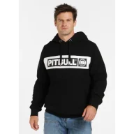 Bluzy sportowe męskie - Pit Bull Bluza Z Kapturem Hooded SHERWOOD Black - miniaturka - grafika 1