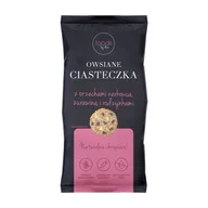 Zdrowa żywność - Foods by Ann Owsiane ciasteczka z nerkowcami,żurawiną i rodzynkami 100g - miniaturka - grafika 1