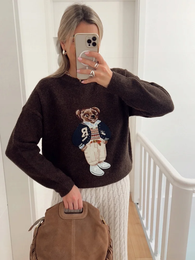 Sweter Teddy - Brąz