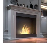 Kominki wolnostojące - InFire - BIO kominek 90x112,5 cm 3kW biały - miniaturka - grafika 1