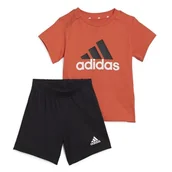 Odzież sportowa dziecięca - Adidas Zestaw dużych bawełnianych logo 3-6 miesięcy - miniaturka - grafika 1