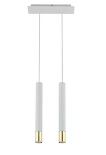 Sigma Sopel Grand lampa wisząca 2-punktowa biała/złota 33387 - Lampy sufitowe - miniaturka - grafika 1