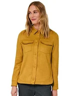 Kurtki damskie - Cecil Damska kurtka ze sztucznej skóry, Curry Yellow, XXL - miniaturka - grafika 1