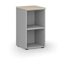 Regały biurowe - Regał biurowy PRIMO GRAY, 740 x 400 x 420 mm, szary/brzoza - miniaturka - grafika 1
