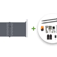 Bramy garażowe - Elektryczna CASANOOV BRAMA skrzydłowa ARLBERG 350B160 szara + napęd TANKER B250 - miniaturka - grafika 1