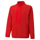 Bluzy dla dziewczynek - Puma Bluza dziecięca Teamliga Sideline Jkt Jr Red White 152 657260 - miniaturka - grafika 1