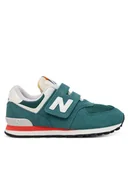 Buty dla chłopców - New Balance Sneakersy PV574VPG Zielony - miniaturka - grafika 1