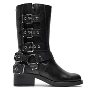 Botki damskie - Botki Aldo Ryderr 13800894 Czarny - miniaturka - grafika 1