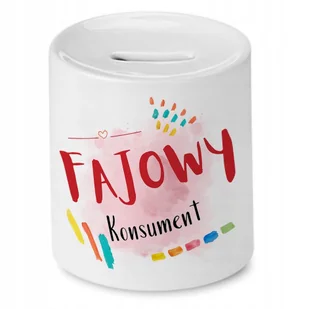 Skarbonka Dla Konsumenta na Urodziny na Prezent z Nadrukiem ze Zdjęciem + Opakowanie na prezent (wzór 03) - Skarbonki - miniaturka - grafika 1