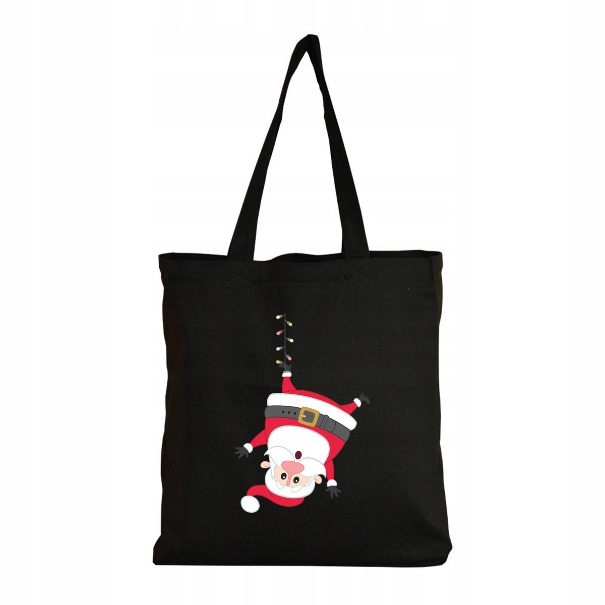 Eko Torba na ramię Zakupy Shopper Torebka Bawełniana ŚWIĄTECZNA Mikołaj #14