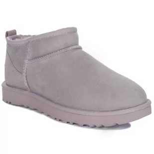 UGG Botki śniegowce damskie Classic Ultra Mini Pale Smoke-38 - Botki damskie - miniaturka - grafika 1