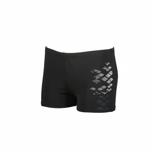 Męskie Bokserki kąpielowe ARENA M DONGLE LONG SHORT 002285/500 – Czarny - Kąpielówki męskie - miniaturka - grafika 1