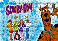 Puzzle - Puzzle Układanka 70 el : Scooby Doo + Woreczek Z Nadrukiem - miniaturka - grafika 1