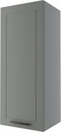 Meble kuchenne - Bergamo Szafka Wisząca Wysoka W4/40 Szary Mat - miniaturka - grafika 1