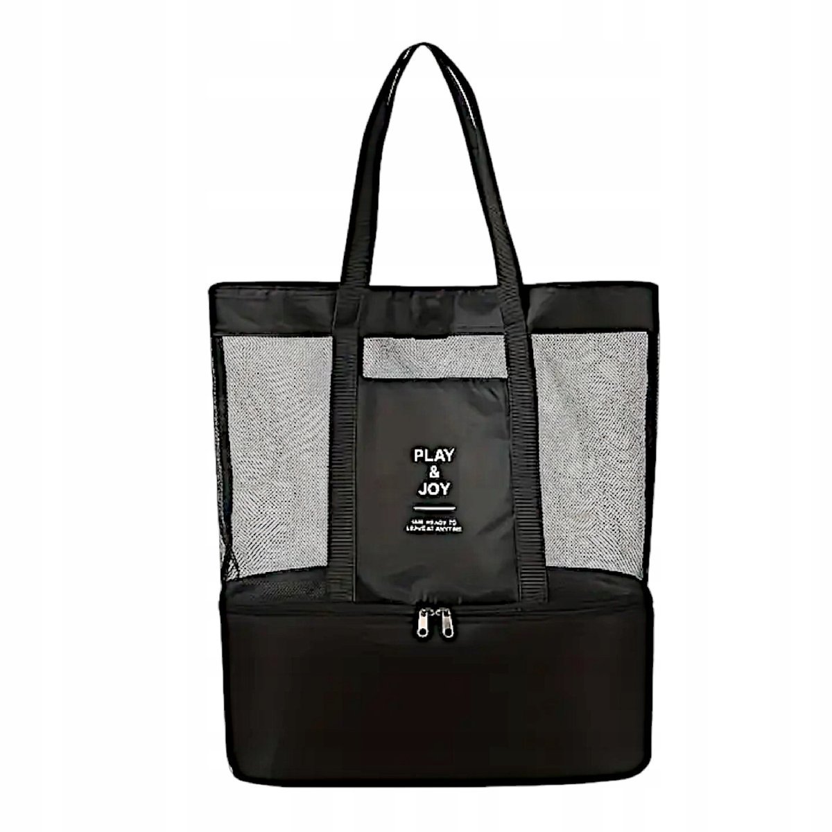 Duża Torba Plażowa Termiczna Lekka Z Izolowaną Komorą