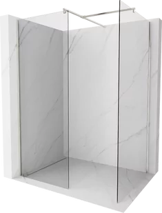 Mexen Kioto ścianka prysznicowa Walk-in 120 x 75 cm, transparent, nikiel szczotkowany - 800-120-202-97-00-075 - Ścianki i drzwi prysznicowe - miniaturka - grafika 1