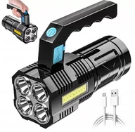 Latarki - Latarka wielofunkcyjna szperacz lekka 5 led usb - miniaturka - grafika 1