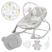 Leżaczki i huśtawki - Kidwell PINO Leżaczek bujaczek do 9kg Forest - miniaturka - grafika 1