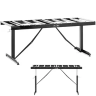 Pozostałe wyposażenie warsztatu - MSW Podajnik rolkowy - 200 kg - 168 x 60 cm - 9 rolek - regulowana wysokość MSW-RT-610T9 - miniaturka - grafika 1