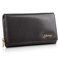 Portfele - PORTFEL DAMSKI DOTTY Czarny - miniaturka - grafika 1