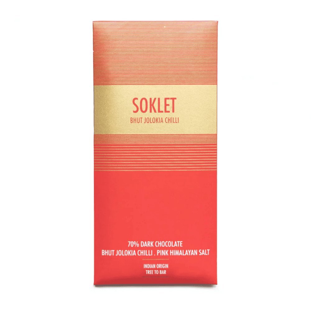 Soklet czek. ciemna 70% Bhut Jolokia 50g