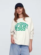 Bluzy damskie - GAP Bluza w kolorze szarym - miniaturka - grafika 1