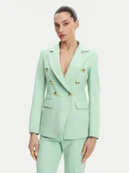 Marynarki i żakiety damskie - Maryley Marynarka 25EB139/43SP Zielony Regular Fit - miniaturka - grafika 1