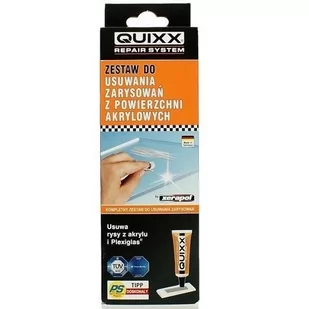 QUIXX QUIXX zestaw do usuwania zarysowań z powierzchni akrylowych SC-Q10067 - Kosmetyki samochodowe - miniaturka - grafika 1