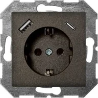 Gniazdka elektryczne - Liregus SOCKET IUK-3-01 E/J 3 4A - miniaturka - grafika 1