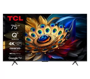 Telewizor TCL 75C655 75" QLED Pro 4K Google TV - Telewizory - miniaturka - grafika 1
