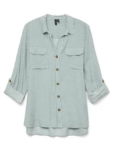 Vero Moda Koszula w kolorze zielonym - Bluzki damskie - miniaturka - grafika 1