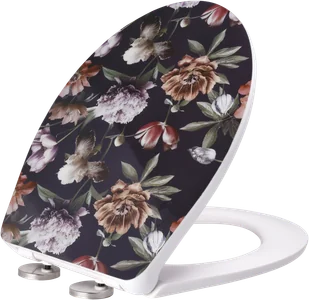 LIVARNO® Deska sedesowa Premium z duroplastu (Kwiaty) - Deski sedesowe - miniaturka - grafika 1