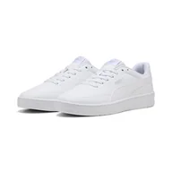 Sneakersy męskie - Męskie Sneakersy PUMA COURT CLASSIC CLEAN 40222302 – Biały - miniaturka - grafika 1