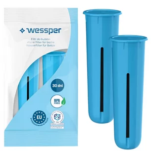 Zamienny Wkład Do Butelki Dafi, Wessper, 2Szt, Niebieski - Wkłady filtrujące - miniaturka - grafika 1