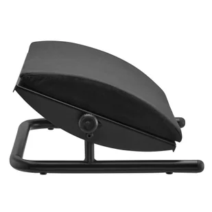 Podstawa ergonomiczna pod nogi, wyjmowana miękka poduszka, czarny, stal, 25 kg nośność, Powerton - Podnóżki, podpórki, podkładki - miniaturka - grafika 4